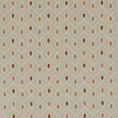CLARKE AND CLARKE F0936/05.CAC.0 HEALEY SPICE Fabric - Eade's Wallpaper