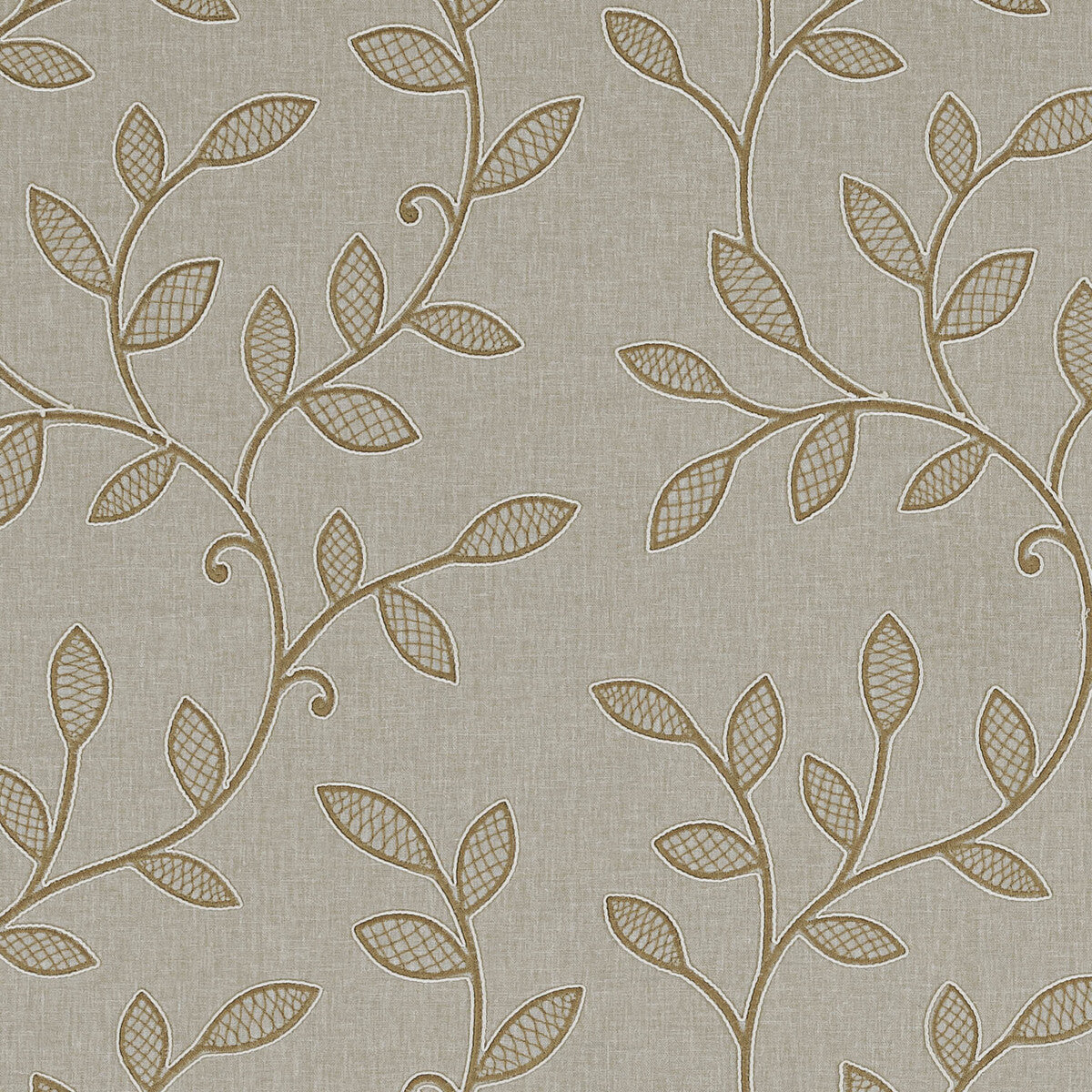 CLARKE AND CLARKE F0937/02.CAC.0 HETTON CARAMEL Fabric - Eade's Wallpaper