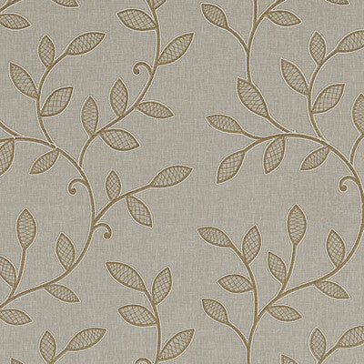 CLARKE AND CLARKE F0937/02.CAC.0 HETTON CARAMEL Fabric - Eade's Wallpaper