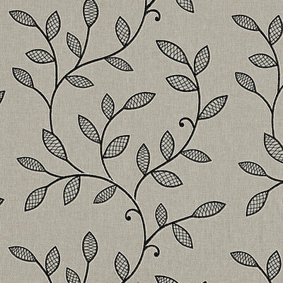 CLARKE AND CLARKE F0937/03.CAC.0 HETTON CHARCOAL Fabric - Eade's Wallpaper