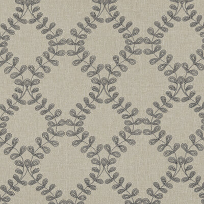 CLARKE AND CLARKE F0939/05.CAC.0 MALHAM SMOKE Fabric - Eade's Wallpaper