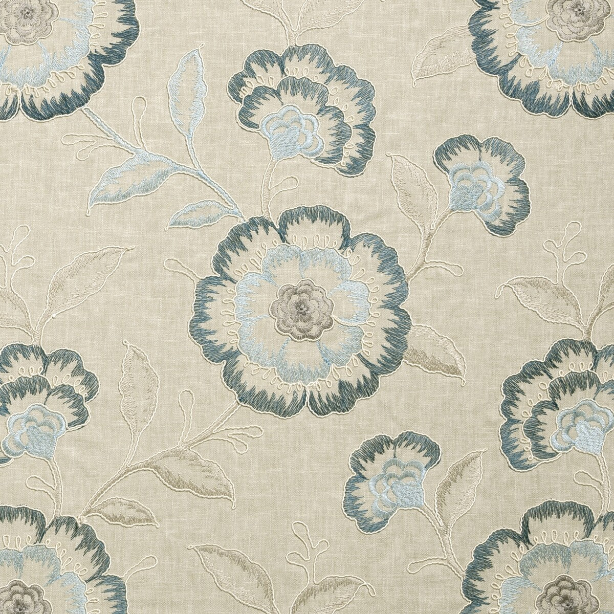 CLARKE AND CLARKE F0940/02.CAC.0 RICHMOND DENIM Fabric - Eade's Wallpaper