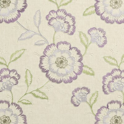 CLARKE AND CLARKE F0940/03.CAC.0 RICHMOND HEATHER Fabric - Eade's Wallpaper