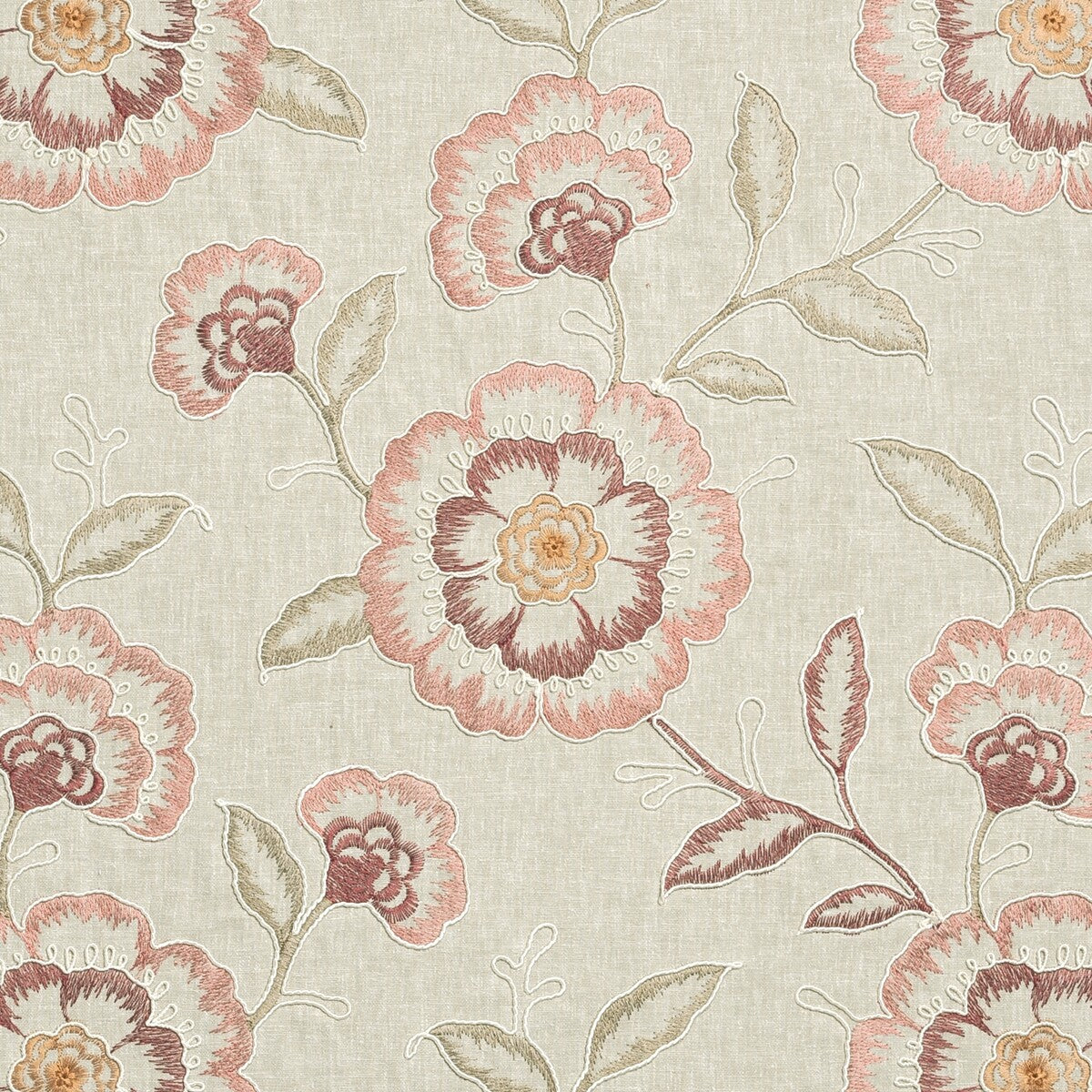 CLARKE AND CLARKE F0940/05.CAC.0 RICHMOND SPICE Fabric - Eade's Wallpaper