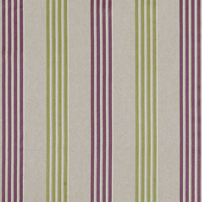 CLARKE AND CLARKE F0941/06.CAC.0 WENSLEY VIOLET/CITRUS Fabric - Eade's Wallpaper