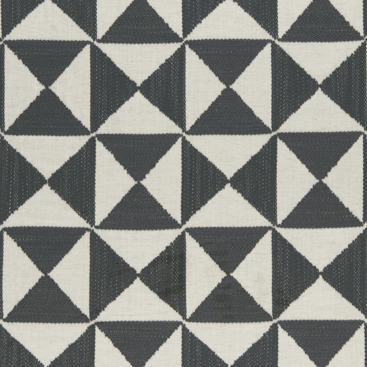 CLARKE AND CLARKE F0952/01.CAC.0 ADISA CHARCOAL Fabric - Eade's Wallpaper