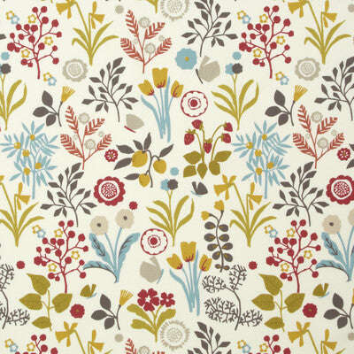 CLARKE AND CLARKE F0991/05.CAC.0 FRIDA SPICE Fabric - Eade's Wallpaper