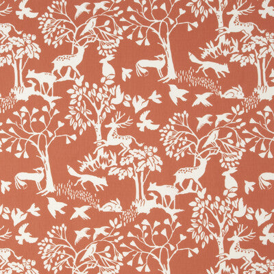 CLARKE AND CLARKE F0993/03.CAC.0 VILDA CINNAMON Fabric - Eade's Wallpaper