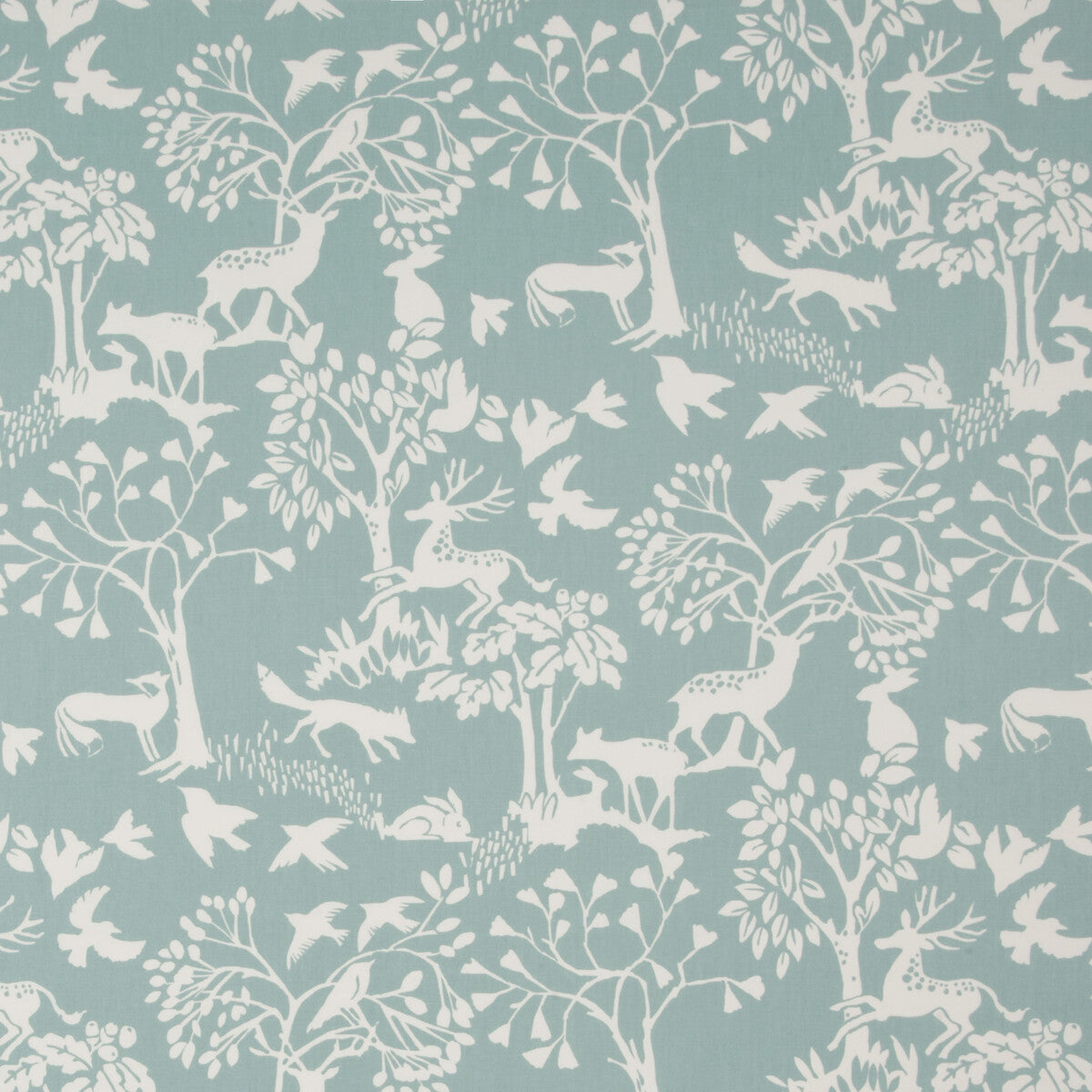 CLARKE AND CLARKE F0993/04.CAC.0 VILDA ICE BLUE Fabric - Eade's Wallpaper