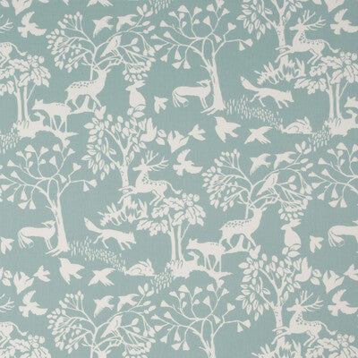 CLARKE AND CLARKE F0993/04.CAC.0 VILDA ICE BLUE Fabric - Eade's Wallpaper