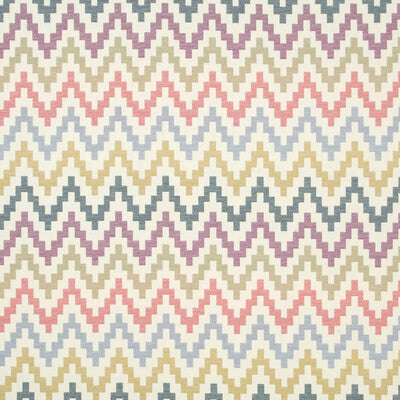 CLARKE AND CLARKE F0996/03.CAC.0 KLAUDIA INDIGO/CRANBERRY Fabric - Eade's Wallpaper