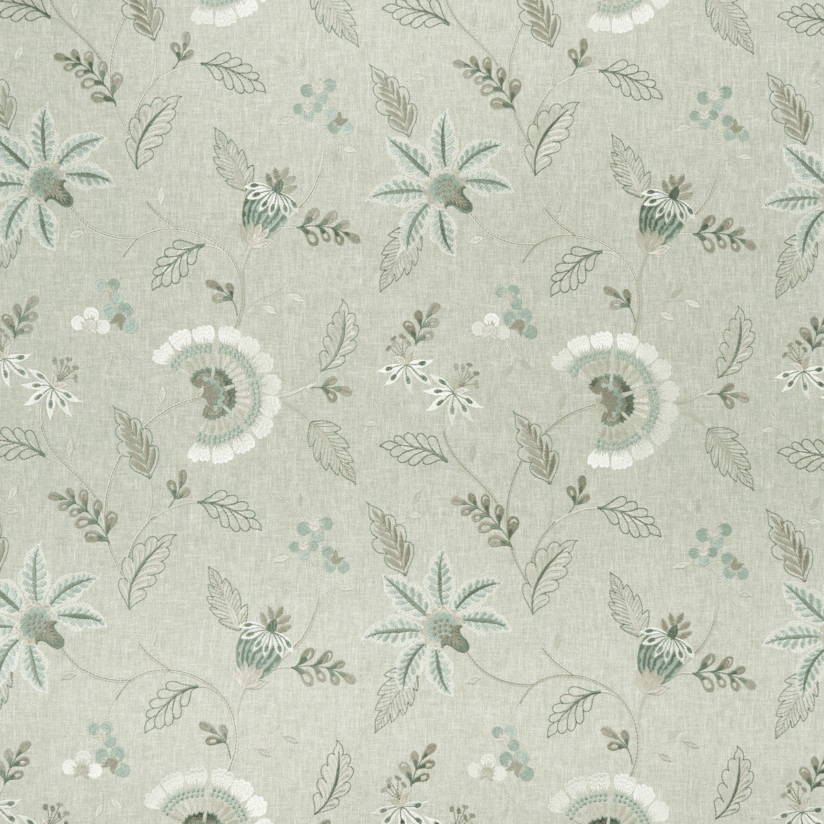 CLARKE AND CLARKE F1004/02.CAC.0 DELAMERE DUCKEGG Fabric - Eade's Wallpaper
