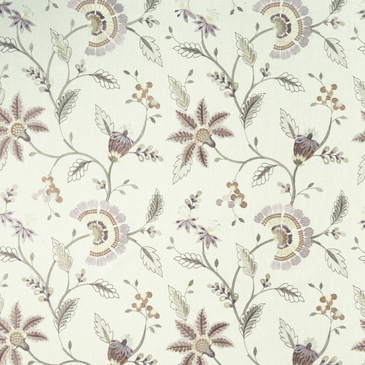 CLARKE AND CLARKE F1004/03.CAC.0 DELAMERE HEATHER Fabric - Eade's Wallpaper