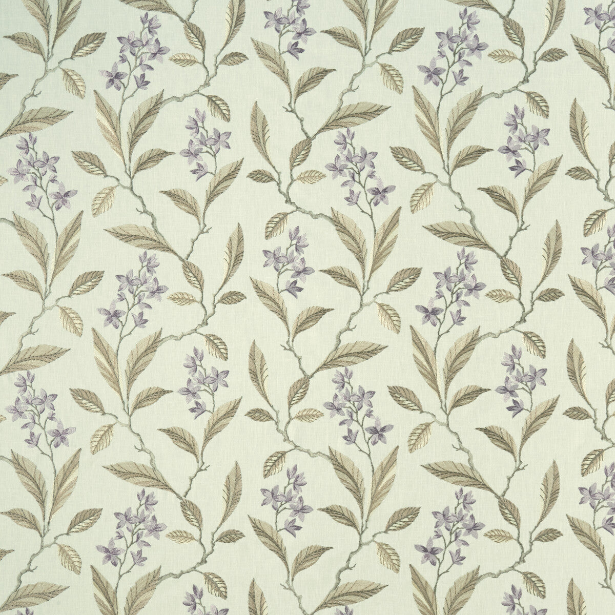 CLARKE AND CLARKE F1008/03.CAC.0 MELROSE HEATHER Fabric - Eade's Wallpaper