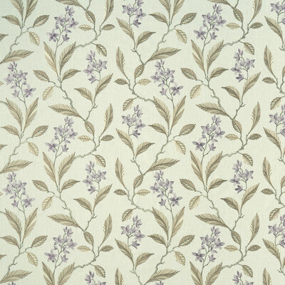 CLARKE AND CLARKE F1008/03.CAC.0 MELROSE HEATHER Fabric - Eade's Wallpaper