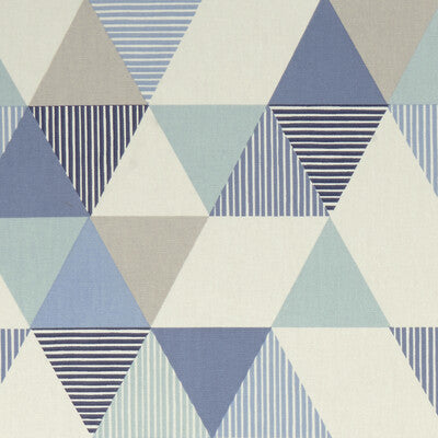CLARKE AND CLARKE F1035/02.CAC.0 BRIO DENIM Fabric - Eade's Wallpaper