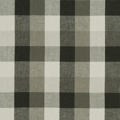 CLARKE AND CLARKE F1042/01.CAC.0 AUSTIN CHECK CHARCOAL Fabric - Eade's Wallpaper