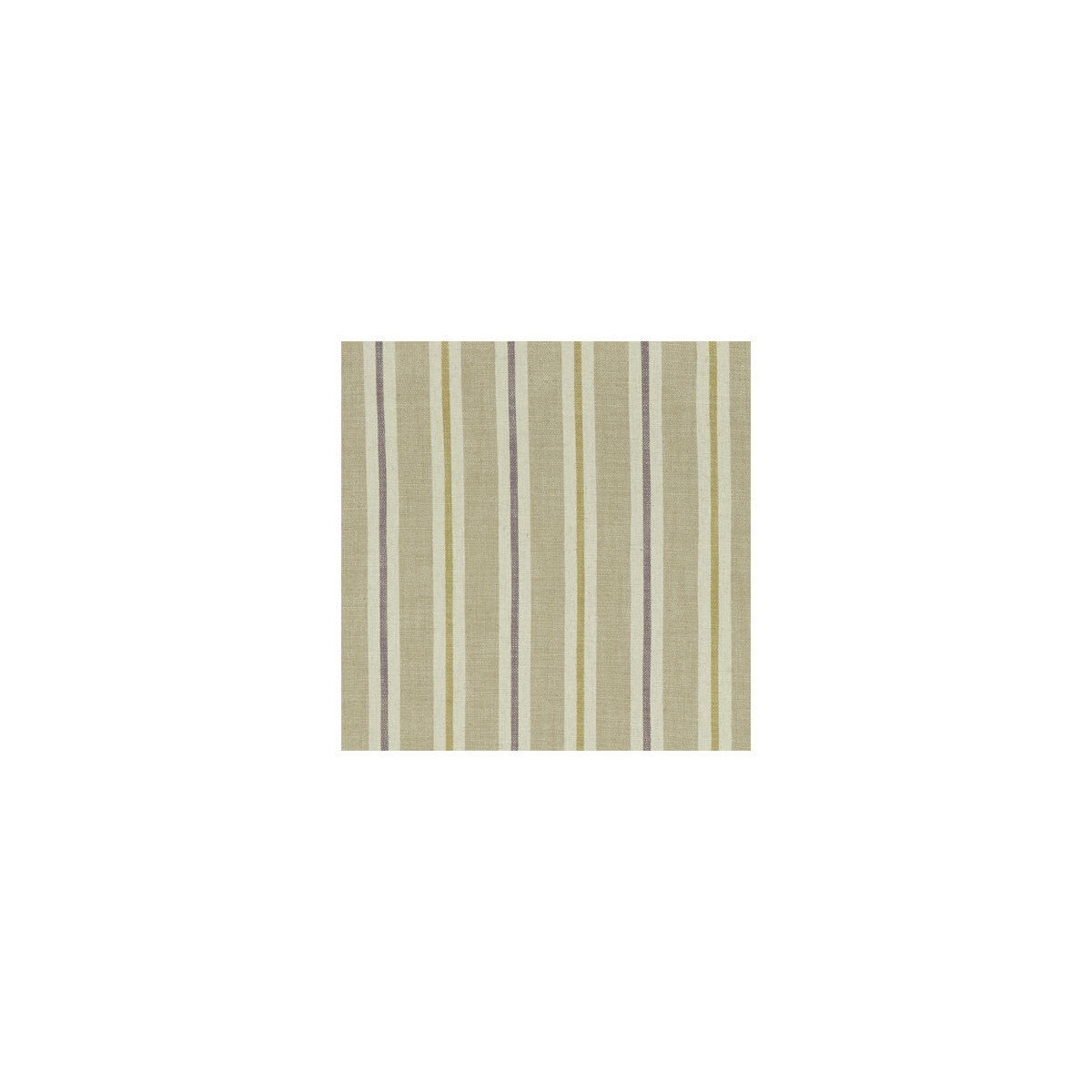 CLARKE AND CLARKE F1046/03.CAC.0 SACKVILLE STRIPE HEATHER/LINEN Fabric - Eade's Wallpaper