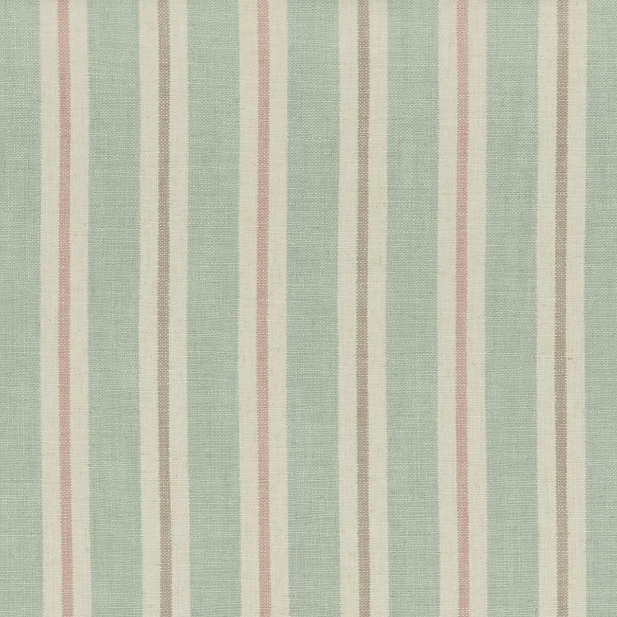 CLARKE AND CLARKE F1046/05.CAC.0 SACKVILLE STRIPE MINERAL/BLUSH Fabric - Eade's Wallpaper