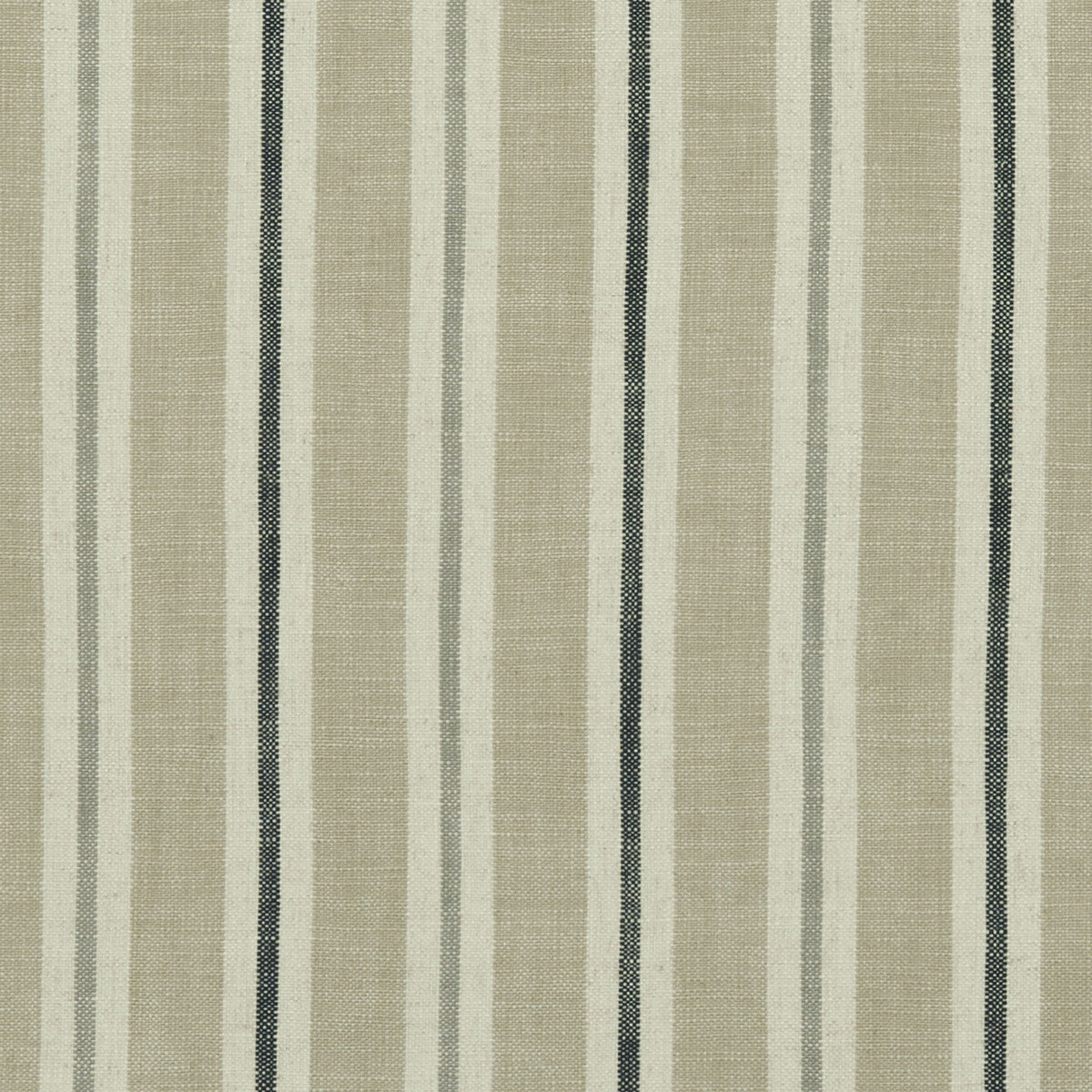 CLARKE AND CLARKE F1046/06.CAC.0 SACKVILLE STRIPE NATURAL Fabric - Eade's Wallpaper