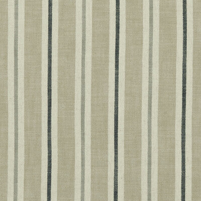 CLARKE AND CLARKE F1046/06.CAC.0 SACKVILLE STRIPE NATURAL Fabric - Eade's Wallpaper