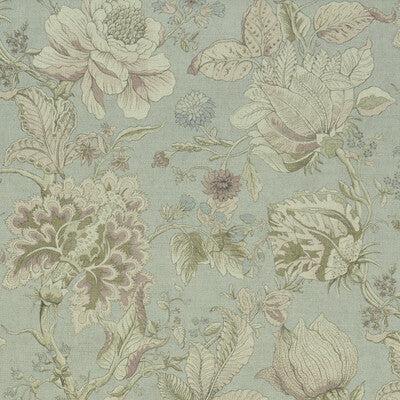 CLARKE AND CLARKE F1048/06.CAC.0 SISSINGHURST MINERAL/BLUSH Fabric - Eade's Wallpaper