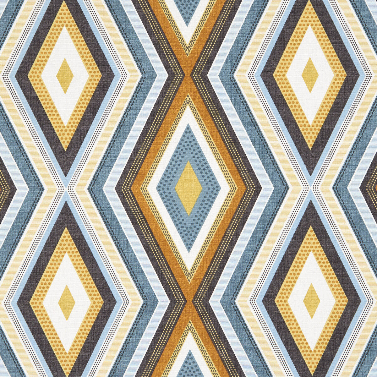 CLARKE AND CLARKE F1067/06.CAC.0 TERRAZZO TEAL/SPICE Fabric - Eade's Wallpaper