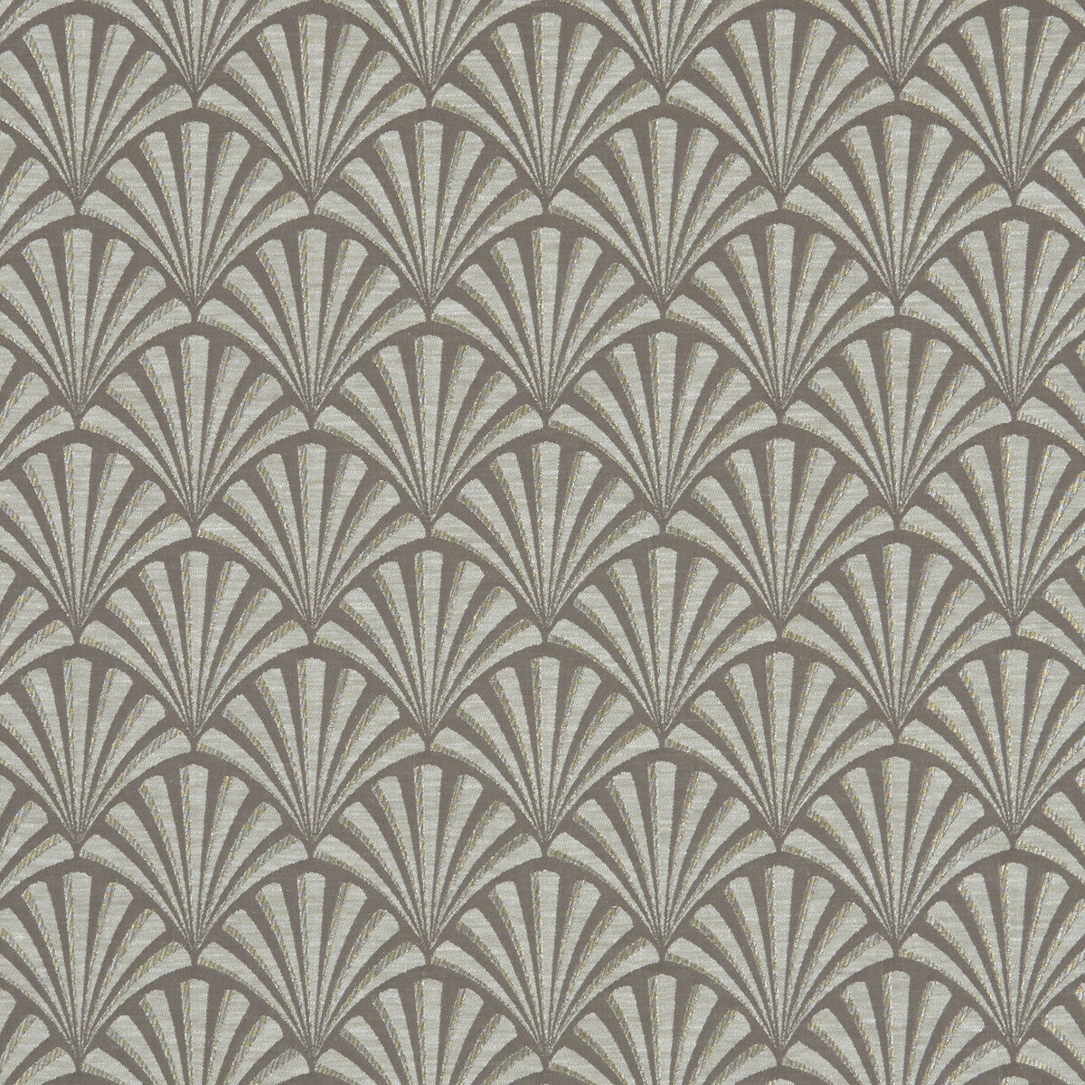 CLARKE AND CLARKE F1071/04.CAC.0 CHRYSLER MOCHA Fabric - Eade's Wallpaper