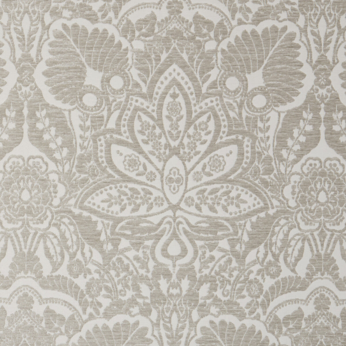CLARKE AND CLARKE F1075/01.CAC.0 WALDORF CHAMPAGNE Fabric - Eade's Wallpaper