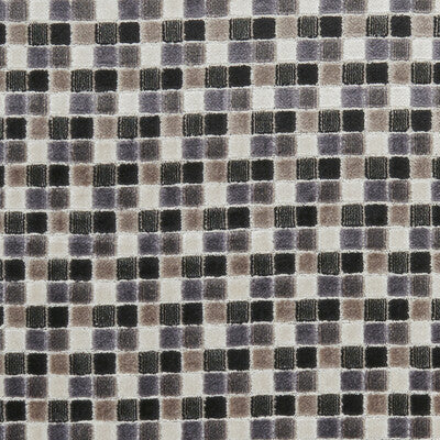 CLARKE AND CLARKE F1086/04.CAC.0 TRIBECA EBONY Fabric - Eade's Wallpaper