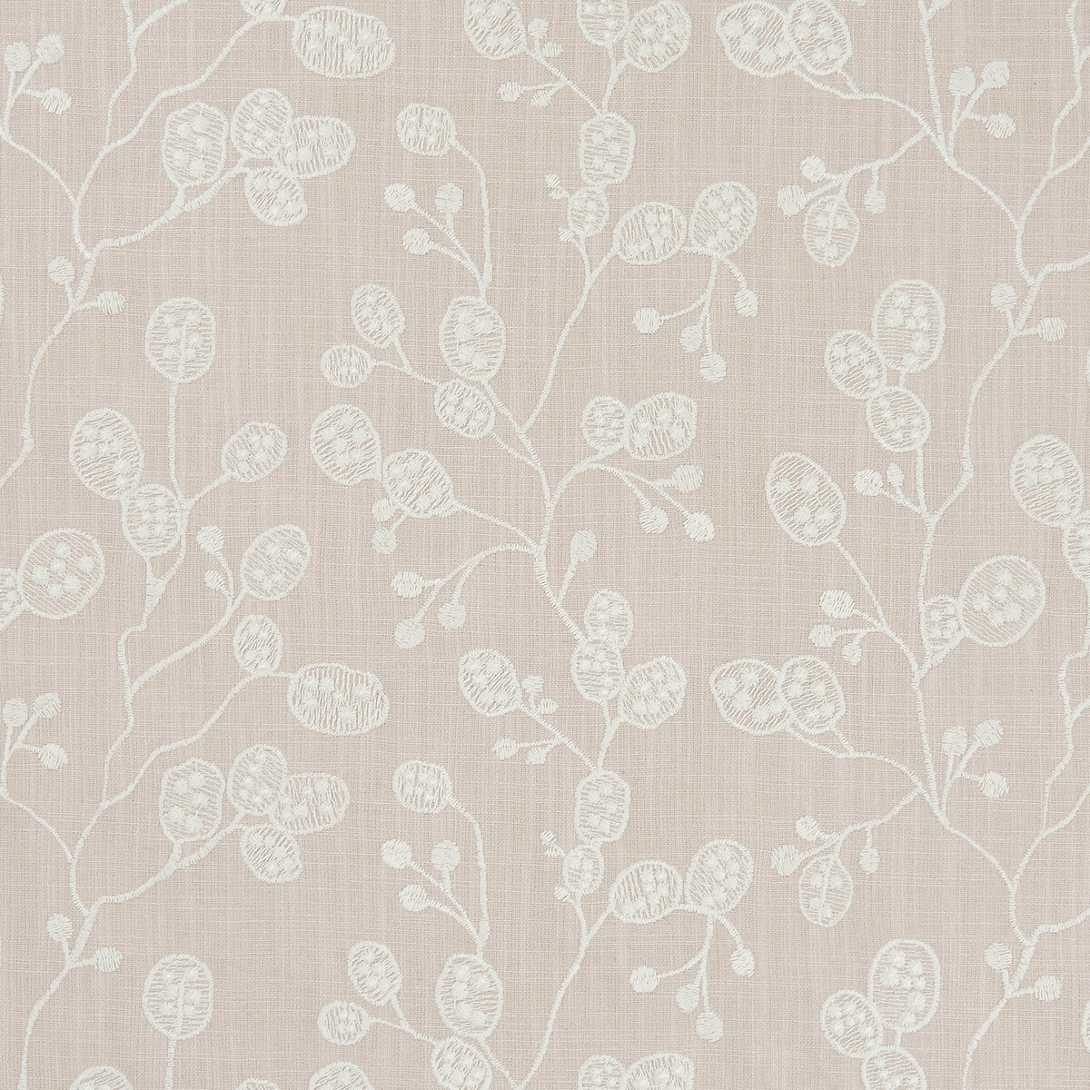 CLARKE AND CLARKE F1090/01.CAC.0 HONESTY BLUSH Fabric - Eade's Wallpaper