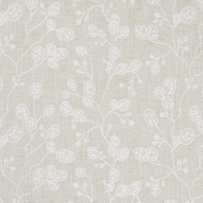 CLARKE AND CLARKE F1090/03.CAC.0 HONESTY NATURAL Fabric - Eade's Wallpaper