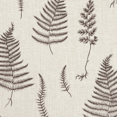 CLARKE AND CLARKE F1092/01.CAC.0 LORELLE CHARCOAL/LINEN Fabric - Eade's Wallpaper