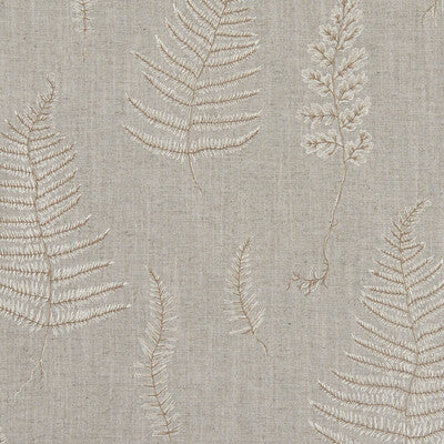 CLARKE AND CLARKE F1092/02.CAC.0 LORELLE LINEN/IVORY Fabric - Eade's Wallpaper
