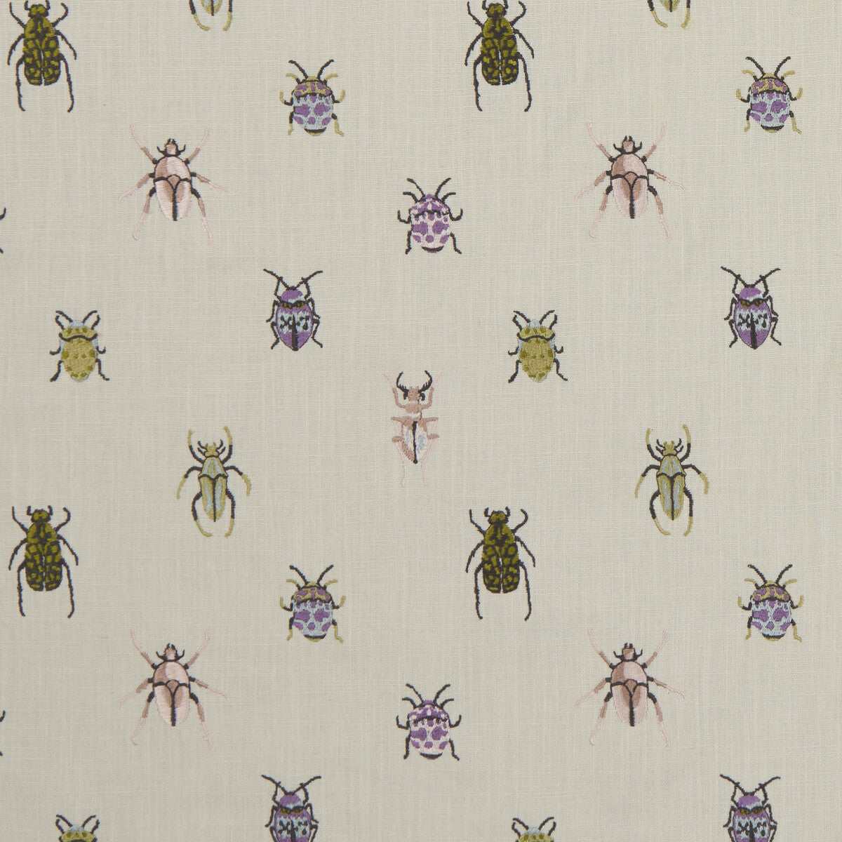 CLARKE AND CLARKE F1095/03.CAC.0 BEETLE MULTI Fabric - Eade's Wallpaper