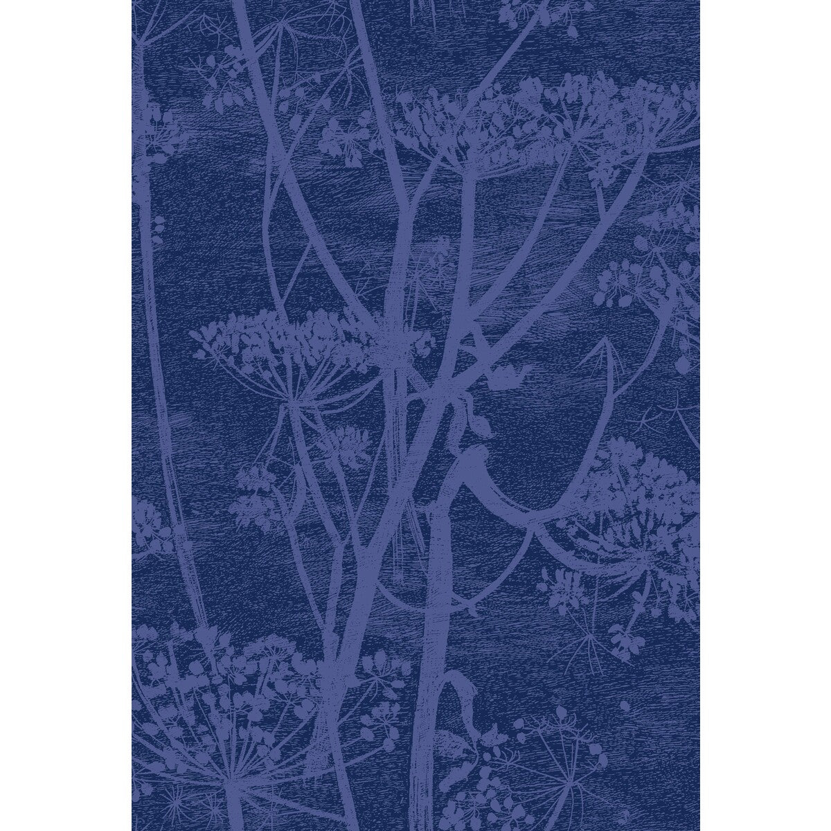 COLE & SON F111/5016.CS.0 COW PARSLEY HYACINTH & INK Fabric - Eade's Wallpaper