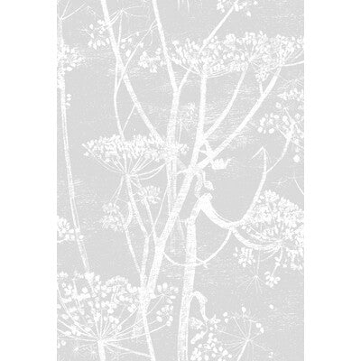 COLE & SON F111/5021.CS.0 COW PARSLEY SOFT GREY Fabric - Eade's Wallpaper