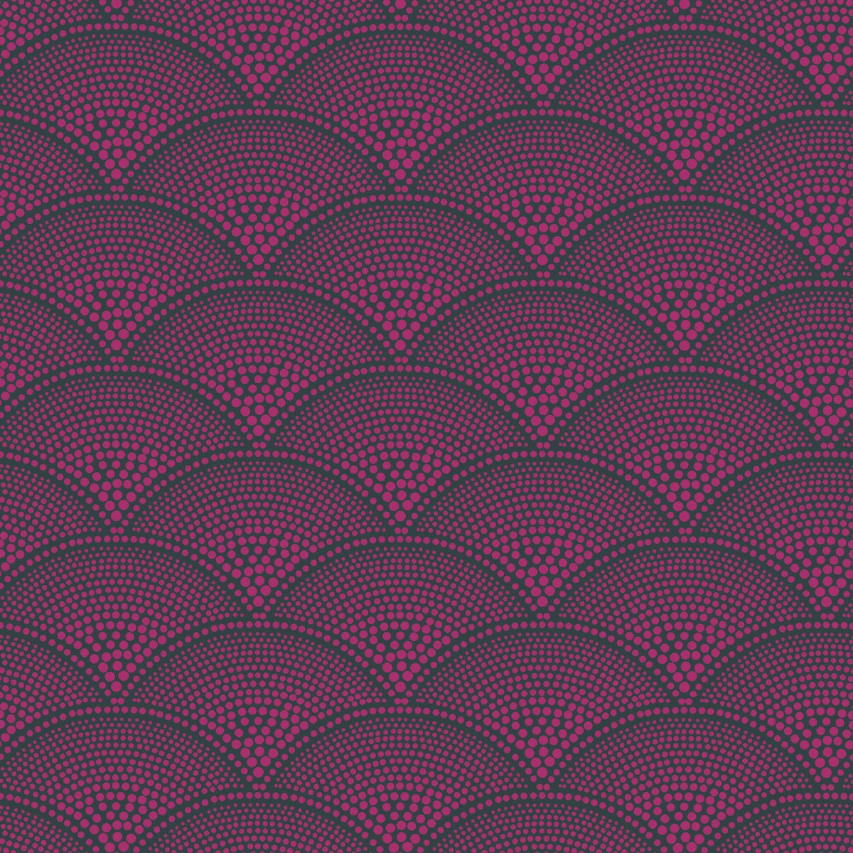 COLE & SON F111/8030.CS.0 FEATHER FAN MAGNT CHAR Fabric - Eade's Wallpaper