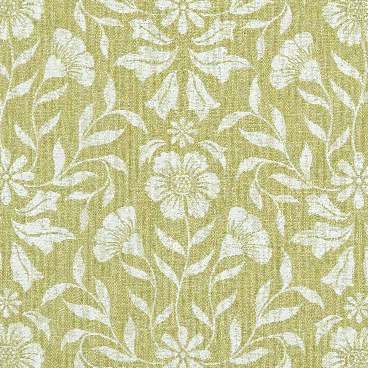 CLARKE AND CLARKE F1120/01.CAC.0 BERKELEY CITRON Fabric - Eade's Wallpaper