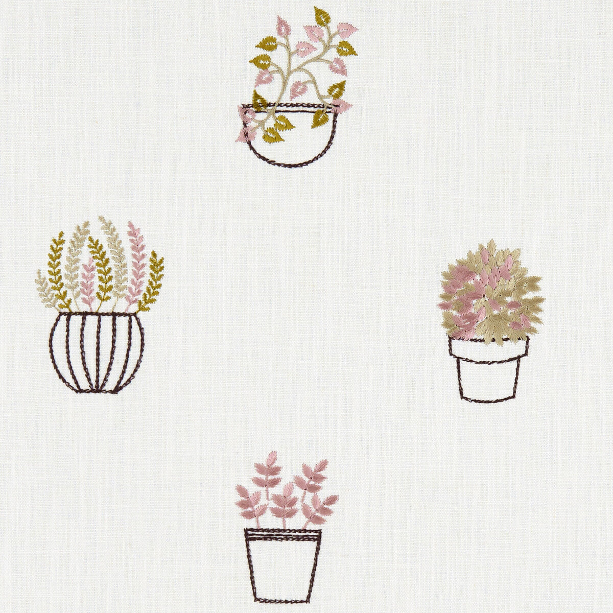 CLARKE AND CLARKE F1123/02.CAC.0 HIDCOTE DAMSON Fabric - Eade's Wallpaper