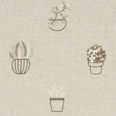 CLARKE AND CLARKE F1123/05.CAC.0 HIDCOTE NATURAL Fabric - Eade's Wallpaper