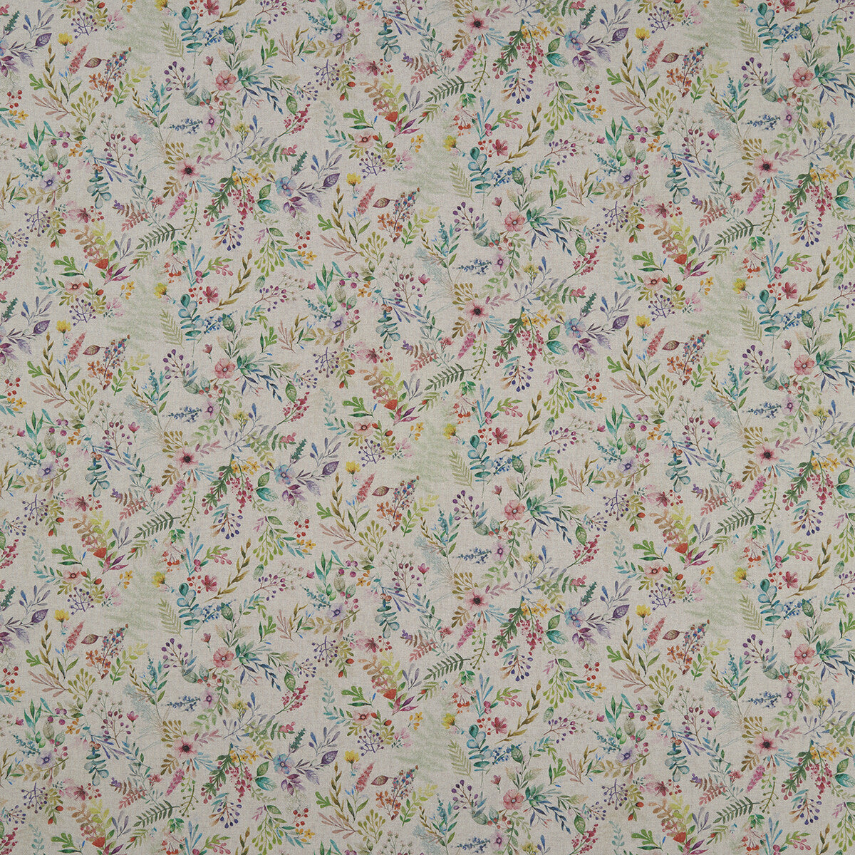 CLARKE AND CLARKE F1161/01.CAC.0 FORGET ME NOT LINEN Fabric - Eade's Wallpaper