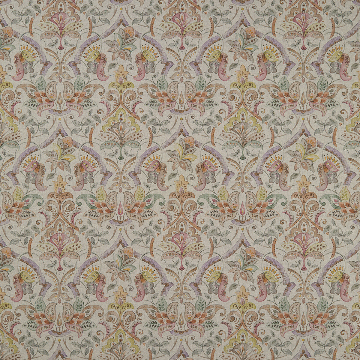 CLARKE AND CLARKE F1172/03.CAC.0 ROSALIE SUMMER Fabric - Eade's Wallpaper