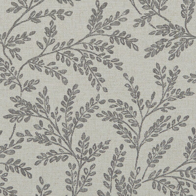 CLARKE AND CLARKE F1179/02.CAC.0 FERNDOWN CHARCOAL Fabric - Eade's Wallpaper