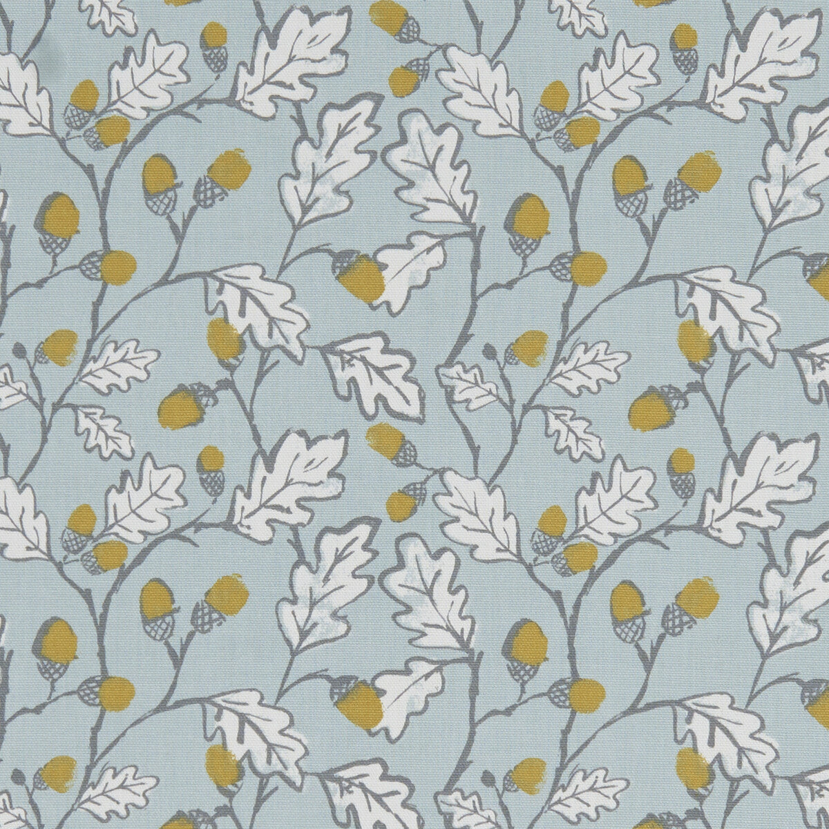 CLARKE AND CLARKE F1182/01.CAC.0 ACORN TRAIL DUCKEGG Fabric - Eade's Wallpaper