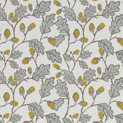 CLARKE AND CLARKE F1182/02.CAC.0 ACORN TRAIL NATURAL Fabric - Eade's Wallpaper