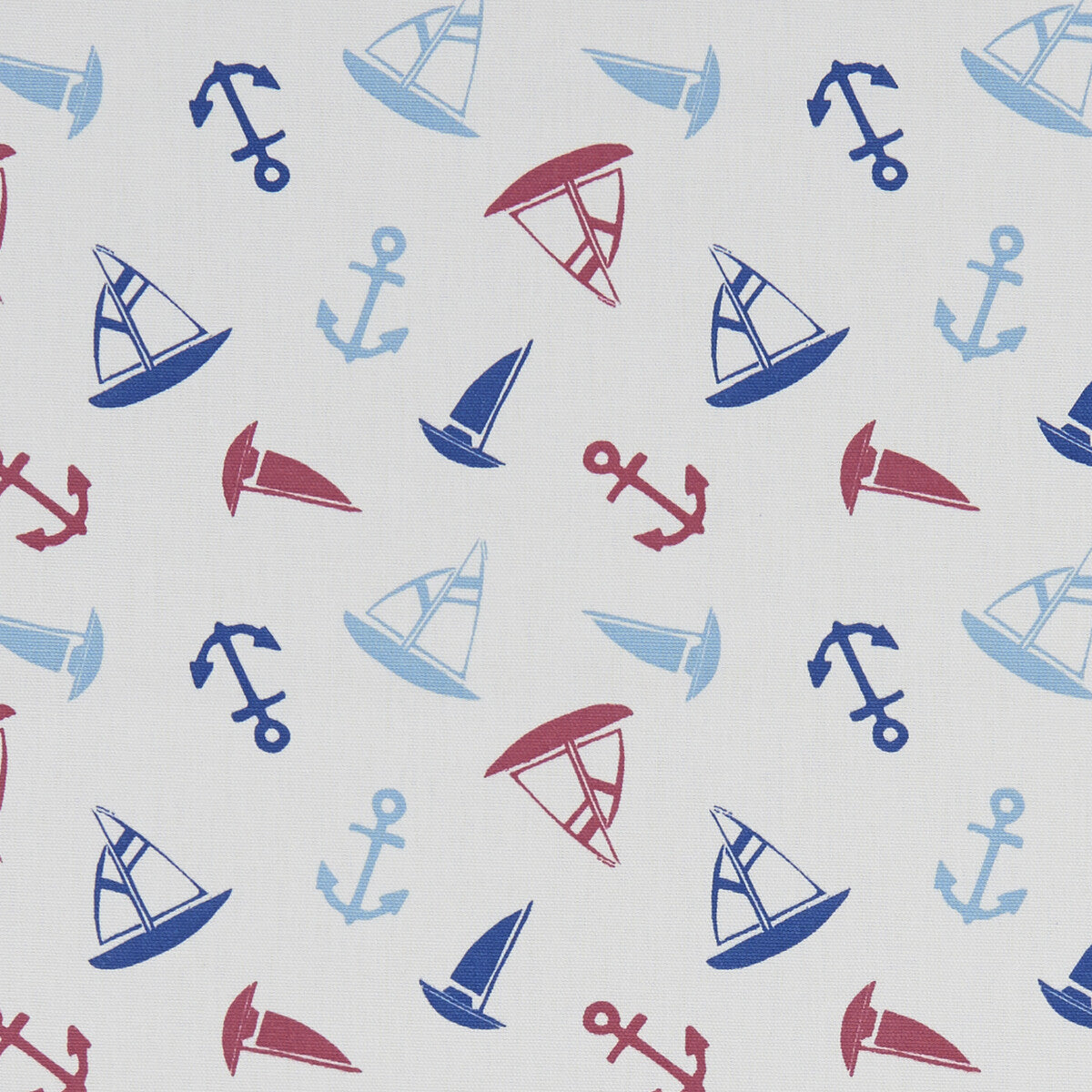 CLARKE AND CLARKE F1183/01.CAC.0 AHOY MARINE Fabric - Eade's Wallpaper