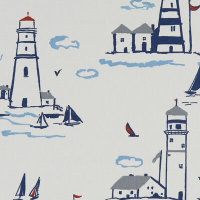 CLARKE AND CLARKE F1189/01.CAC.0 LOWESTOFT MARINE Fabric - Eade's Wallpaper