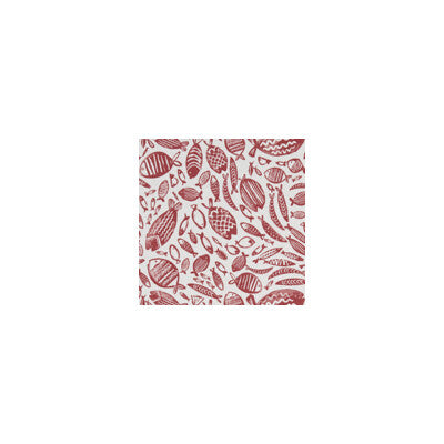 CLARKE AND CLARKE F1194/04.CAC.0 TRAWLER RED Fabric - Eade's Wallpaper