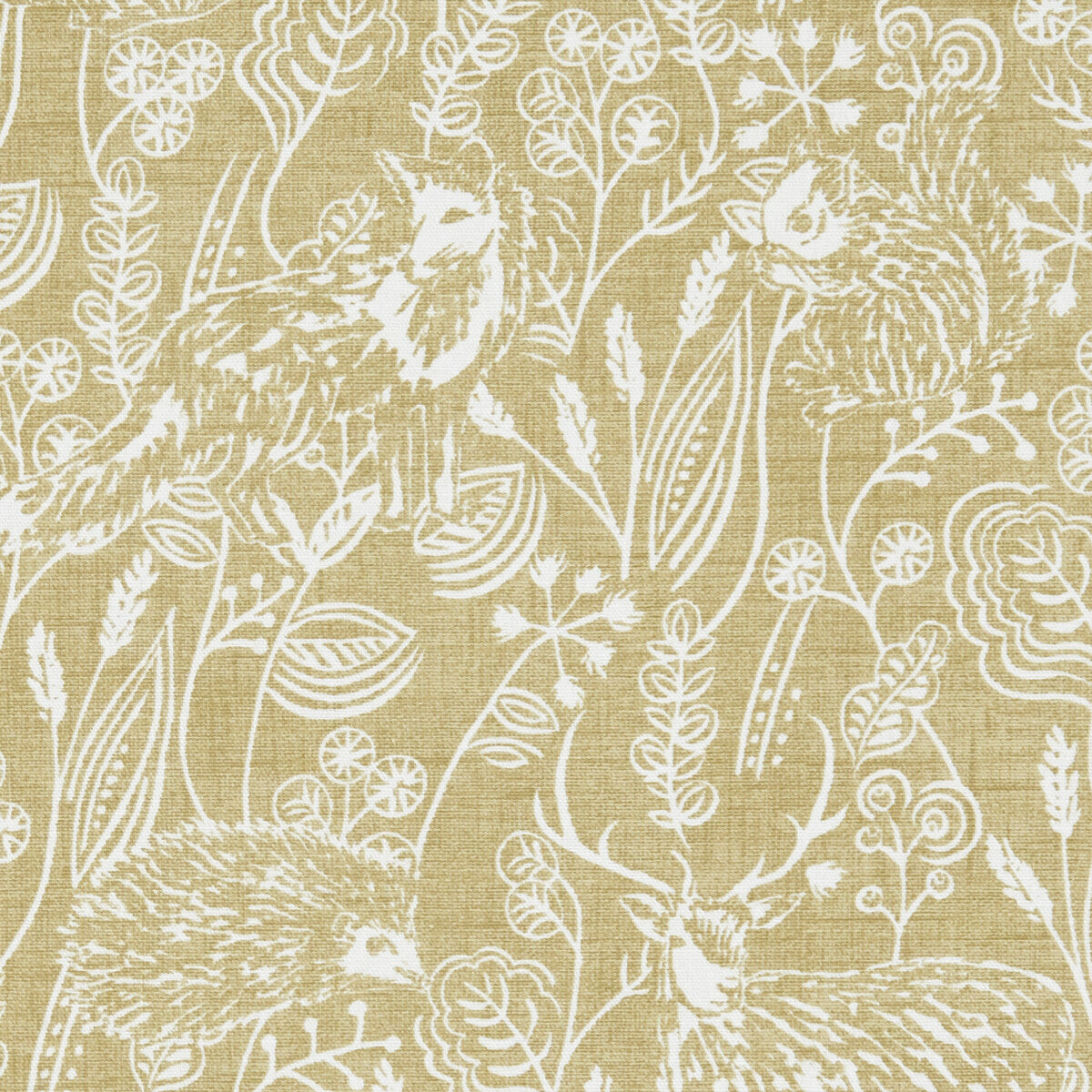 CLARKE AND CLARKE F1197/02.CAC.0 WESTLETON OCHRE Fabric - Eade's Wallpaper